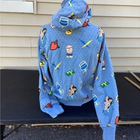 TROPICAL Y2K BOHO INDIE Devil hut size large sweatshirt men’s - Picture 2 of 5